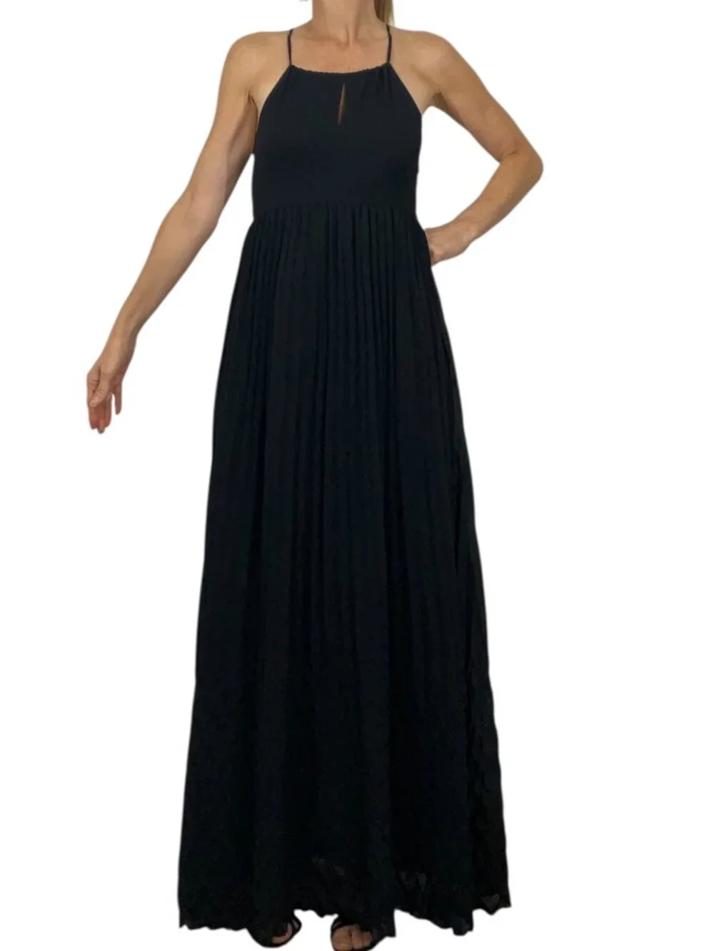 Abercrombie and Fitch Maxi Dress XS Black Halter